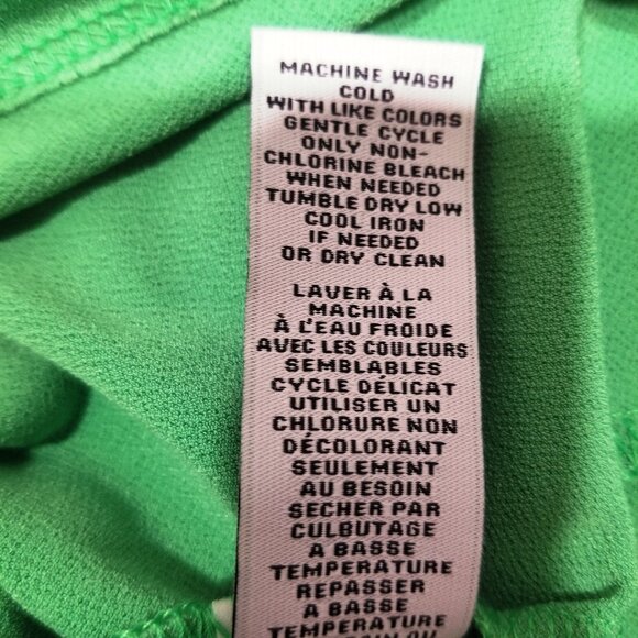Ladies' Carmen Marc Valvo Top, Size S, Green Grass in color, NWT - Picture 8 of 11